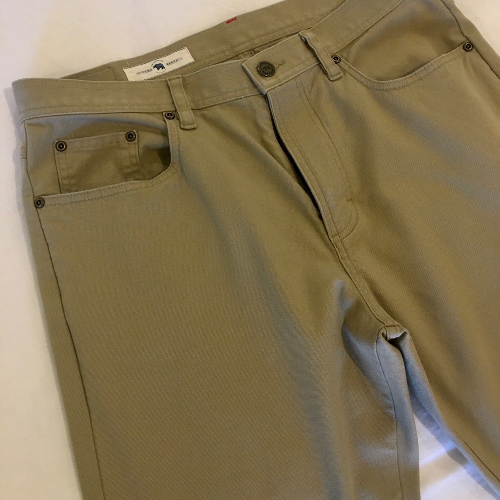 *NWOT* Onward Reserve Micro Canvas Five Pocket Stretch Pants 34x30
